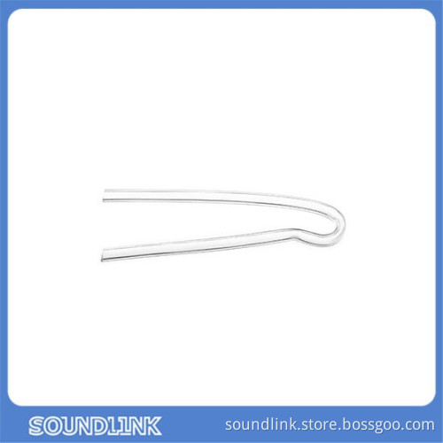 Soundlink High quality Professional hearing aid accessories clear pvc bent sound tube